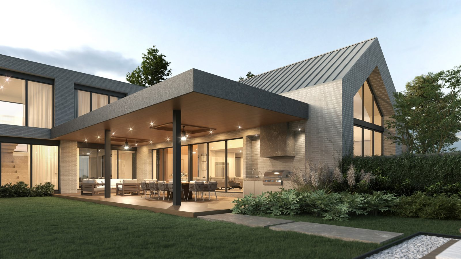 Exterior — Outdoor Kitchen